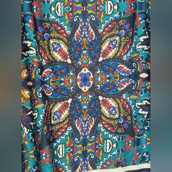Fortune + Ivy Sz L NWT Colorful Paisley Tank Top - Picture 3 of 6